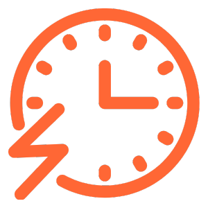 Icon of a clock